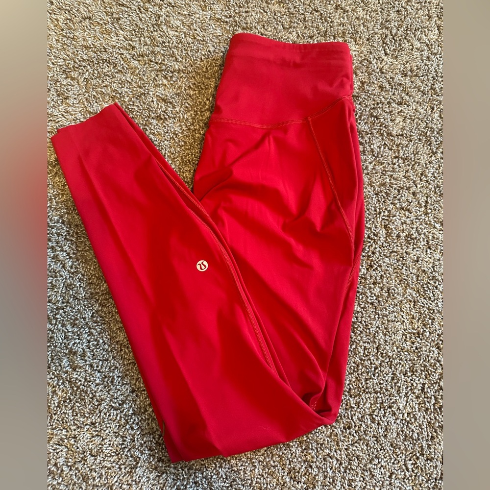lululemon athletica Red Leggings